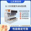 五工位按键寿命试验机 操作便捷